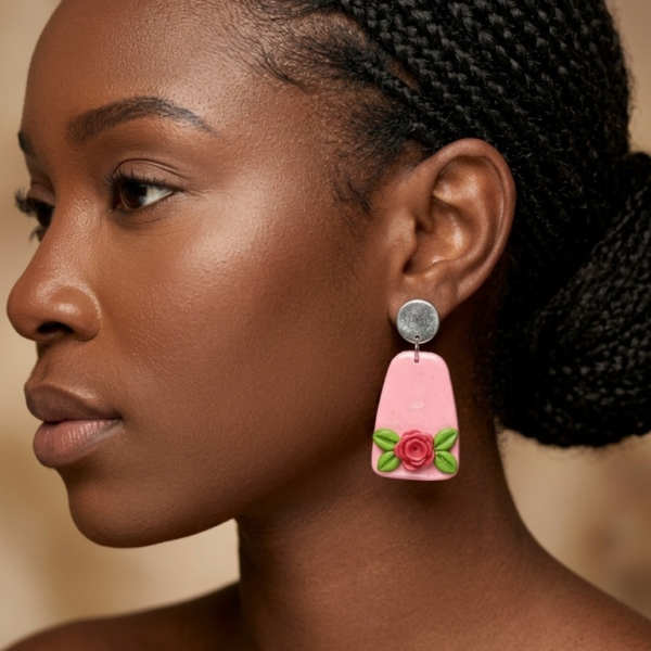 Blush Rose Earrings